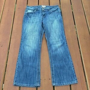 Earl Jeans Women's Blue Flare Y2K Jeans